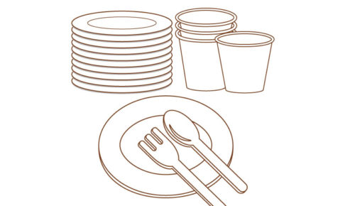 紙食器類のイメージ
