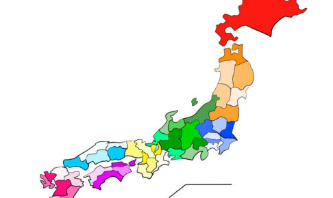 全国47都道府県地図のイメージ