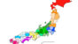 全国47都道府県地図のイメージ